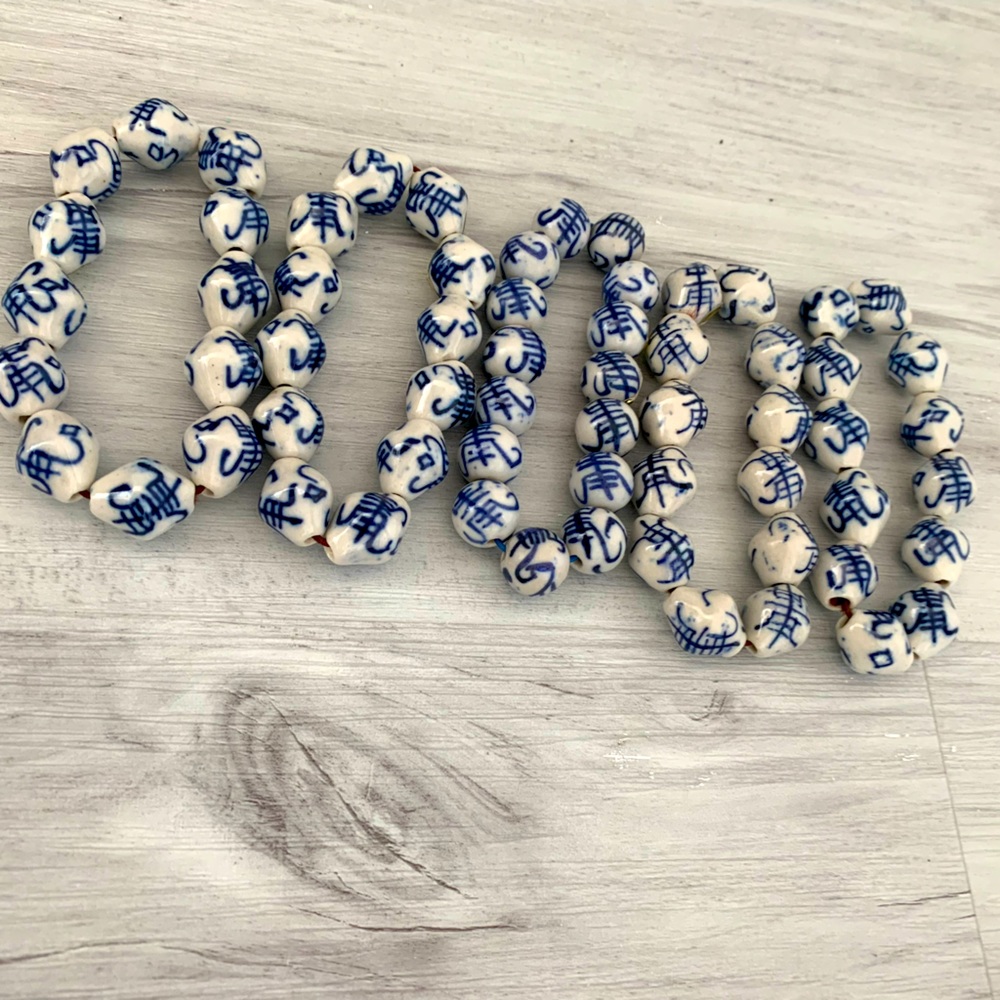 Chinese porcelain bracelets (Lot)